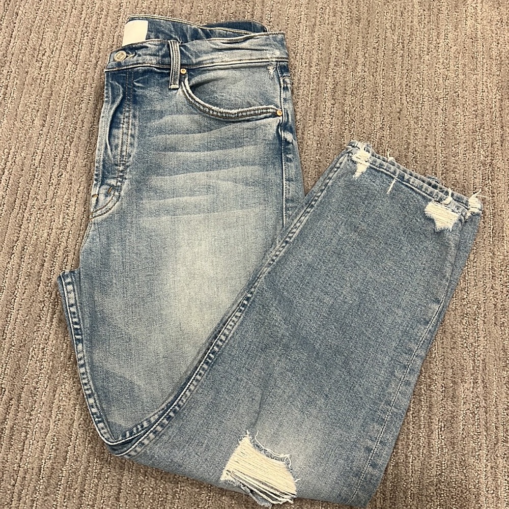 MOTHER the tomcat - distressed jeans